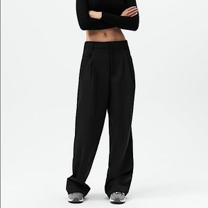🆕 ZARA ‘Dad Pants’ Full Length in Black SZ S
